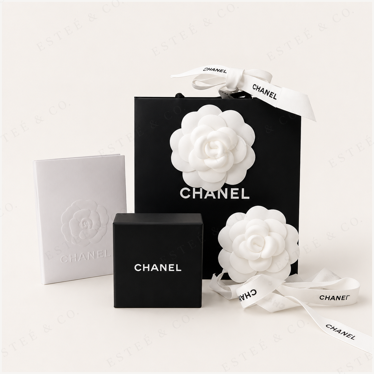Chanel CC Earrings — Crystal & Pearl