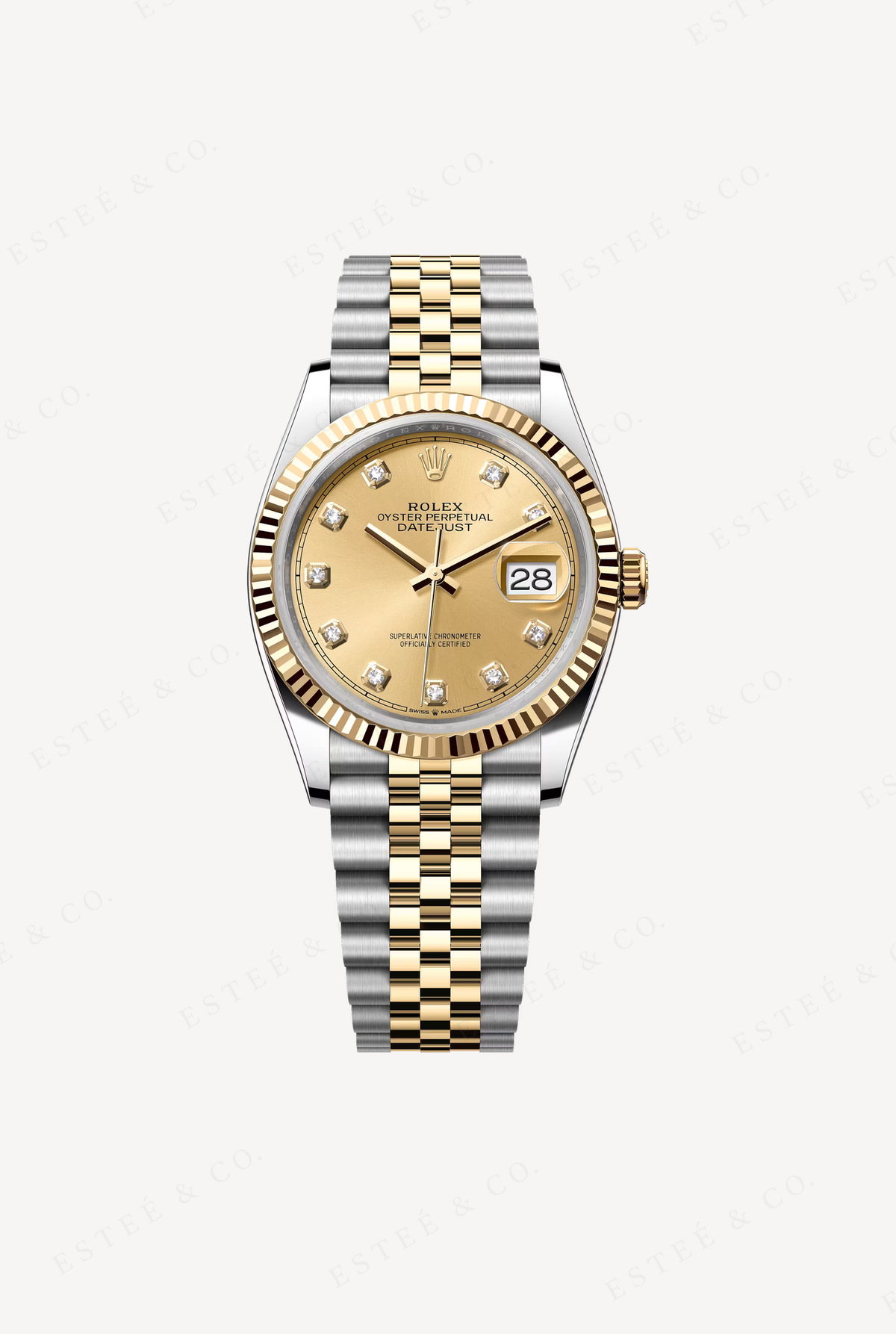 Rolex Datejust 36 — Yellow Rolesor