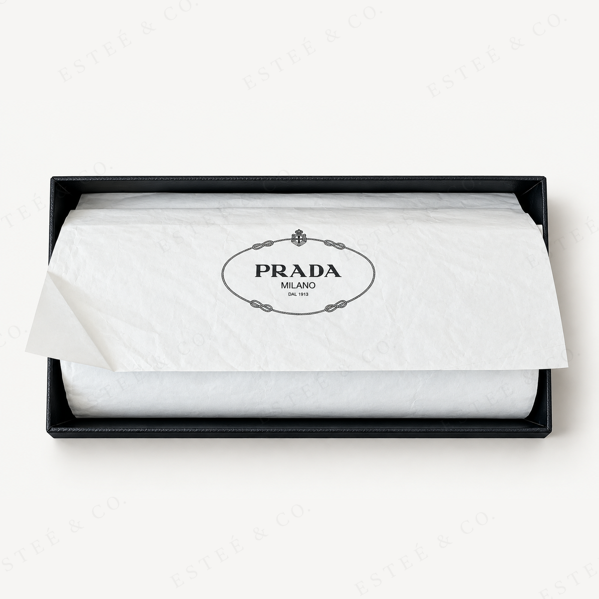 Prada Long Wallet & Card Holder — Blue