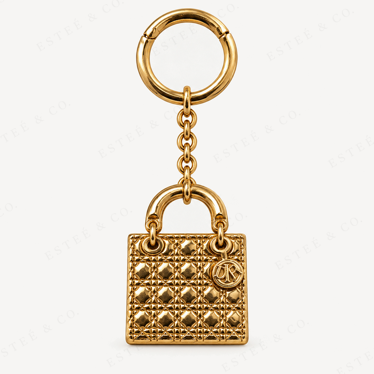 Dior Lady Dior Bag Charm — Gold-Tone