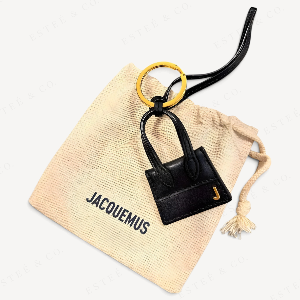 Jacquemus Le Chiquito Bag Charm — Black