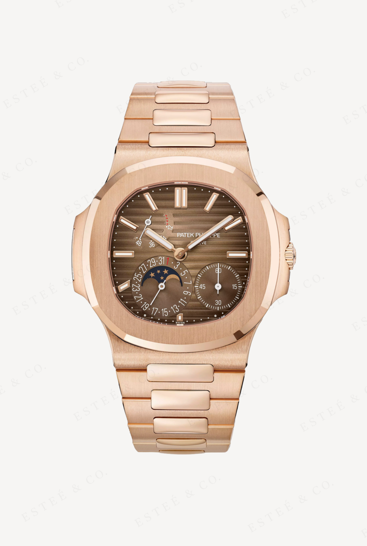 Patek Philippe Nautilus Moonphase — Rose Gold