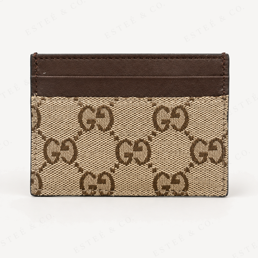 Gucci GG Canvas Card Holder