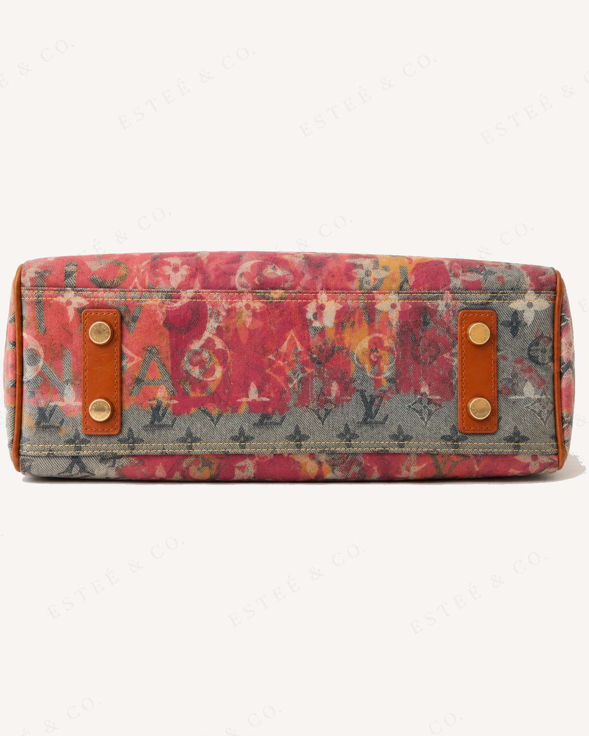 Louis Vuitton Denim Pulp Weekender — Rose