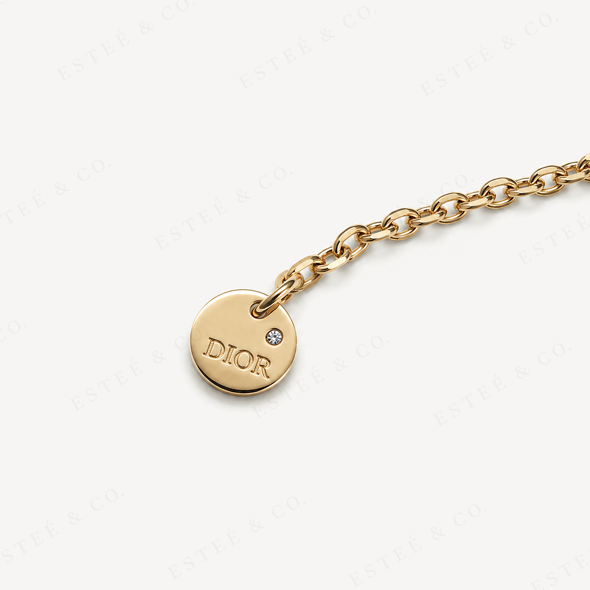 Dior Petit CD Double Necklace — Gold