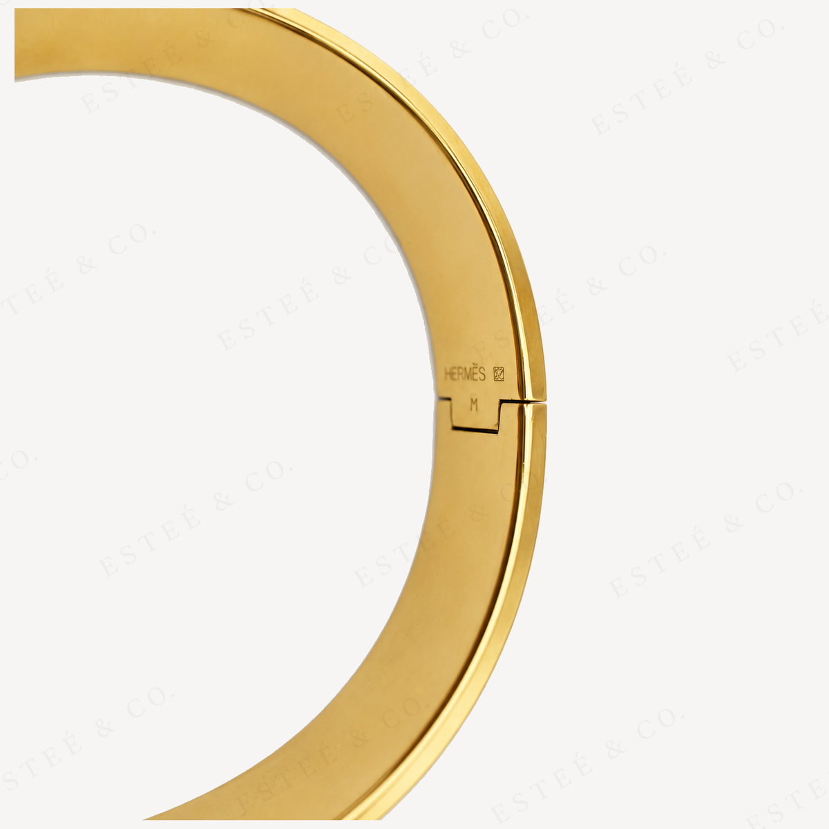 Hermès Clic H Bracelet — White