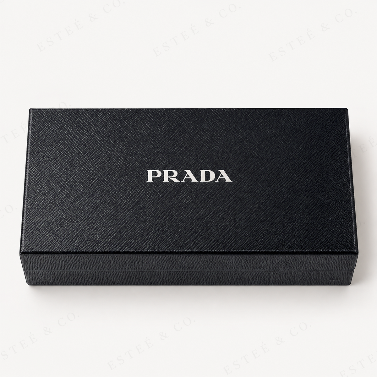 Prada Long Wallet & Card Holder — Blue