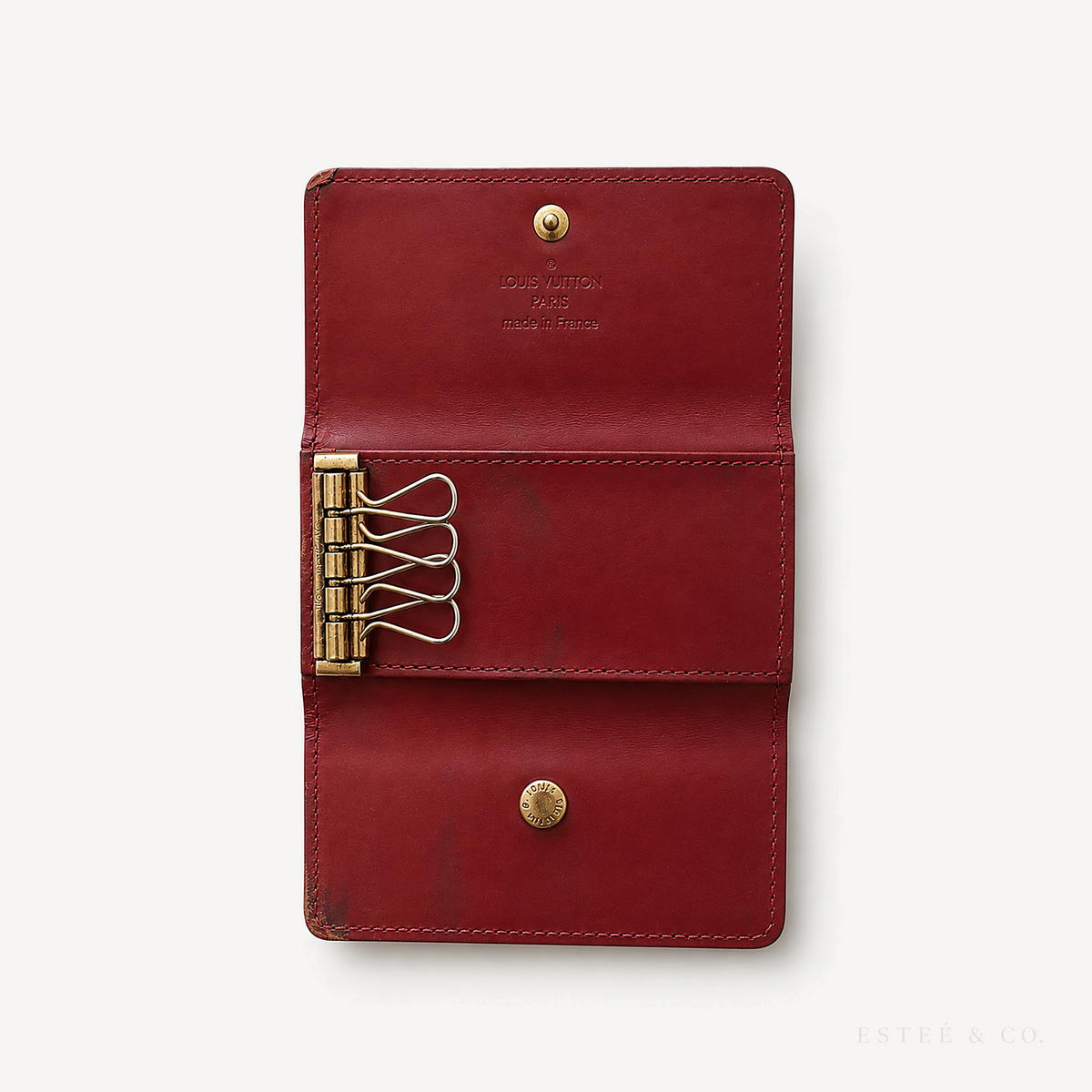 Louis Vuitton Virtuose Key Holder — Red Vernis