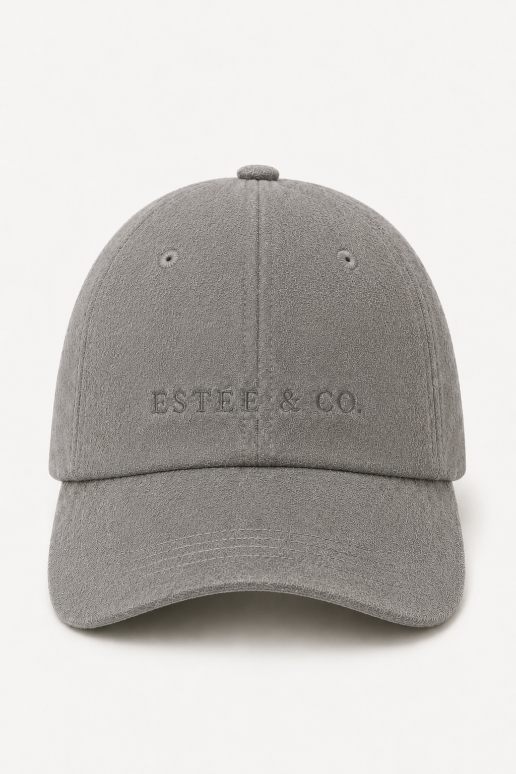 The Cashmere Cap Stone Grey Front