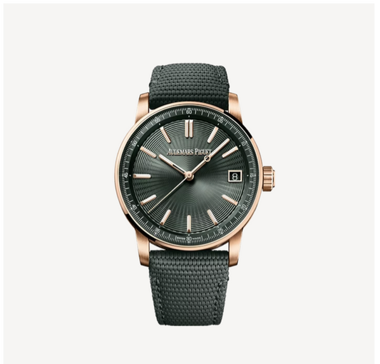 Audemars Piguet Code 11.59 Pink Gold Green Strap